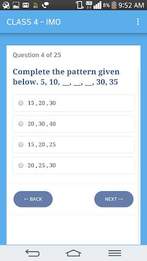 CLASS 4 - IMO [MATHS OLYMPIAD] screenshot 4