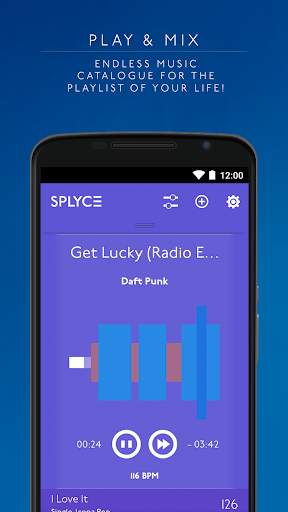 Splyce music player & automix screenshot 2