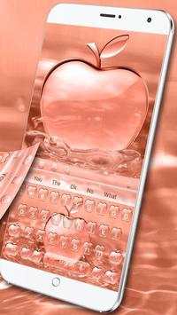 Rose Gold Apple Keyboard Theme screenshot 3