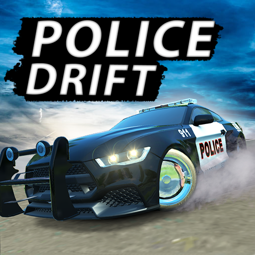 Polizeiauto driften icon