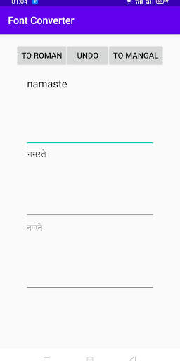 Font Converter (Hindi) screenshot 2