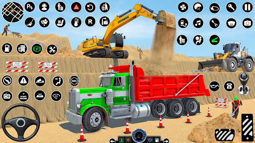 Real Construction Excavator 3D 3 تصوير الشاشة