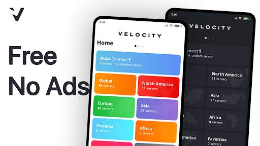 Velocity VPN - Unlimited for free! screenshot 1