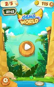 Gems World Match 3 Puzzle Game screenshot 5