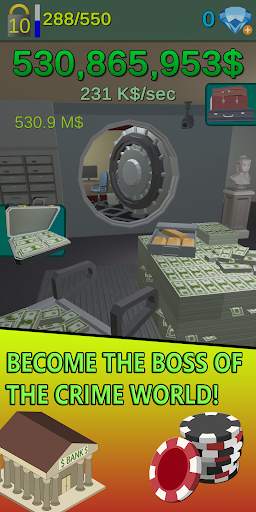 Hey, it's a Heist! - Heist Money Clicker स्क्रीनशॉट 5