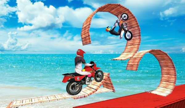 Racing In Moto Bike Stunt : Impossible Road Game screenshot 4