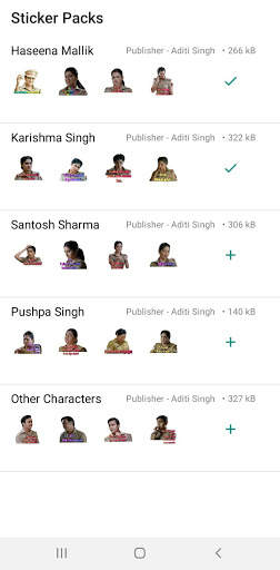 MaddamSir Whatsapp Stickers screenshot 1