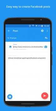 BLU Facebook Auto-post/comment screenshot 3