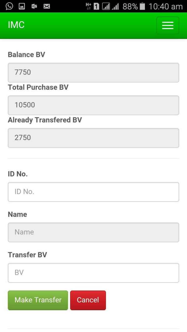 IMC Business Application screenshot 2