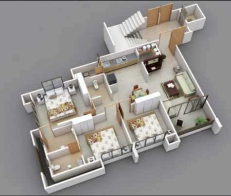 3D House Plans Wallpaper screenshot 4
