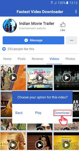 Video downloader for Facebook screenshot 3