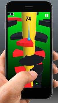 helix spiral lompat merah bola bergulir bola screenshot 12
