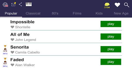Learn Piano Songs screenshot 2