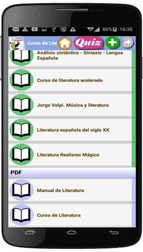Curso de Literatura screenshot 3