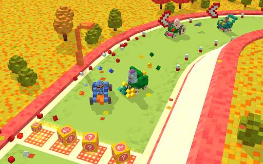 Pixel Car Racing Blocky Crash screenshot 11