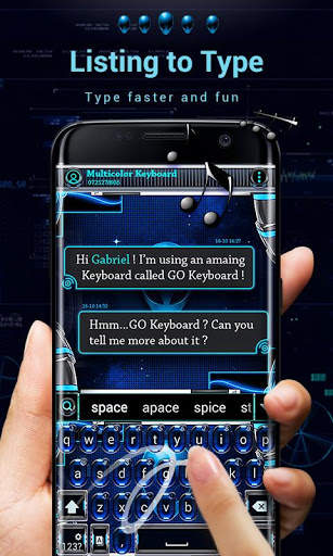 Apollo GO Keyboard Theme Emoji screenshot 2