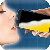 Drink virtual beer icon