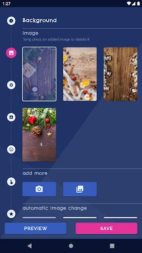 Christmas Clock Live Wallpaper screenshot 1