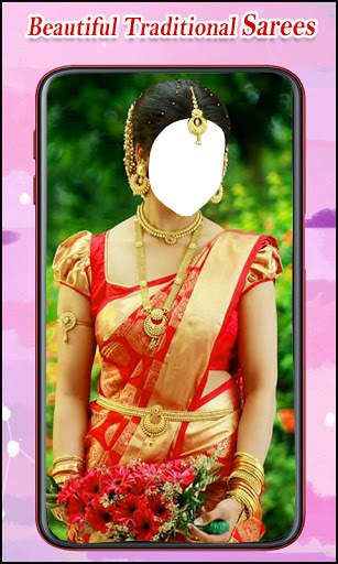 Beautiful Traditional Sarees Photo Editor New screenshot 8