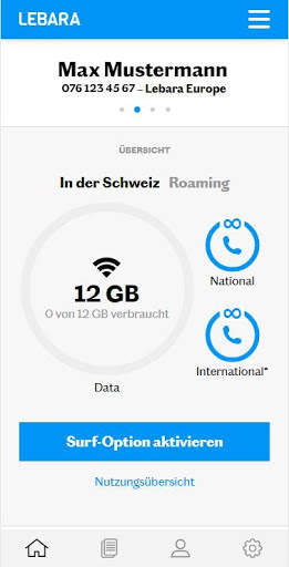 Lebara Schweiz App 1 تصوير الشاشة