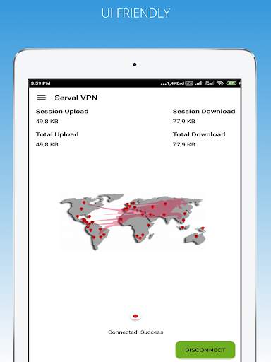 Serval VPN - Free Unlimited, Protects Your Privacy screenshot 14