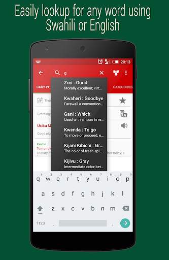Daily Swahili screenshot 5