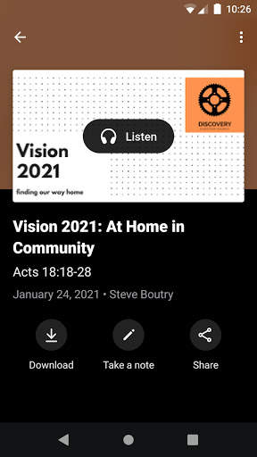 Discovery Christian Church App screenshot 3