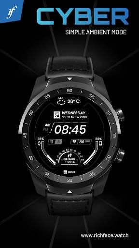 Cyber Watch Face скриншот 6