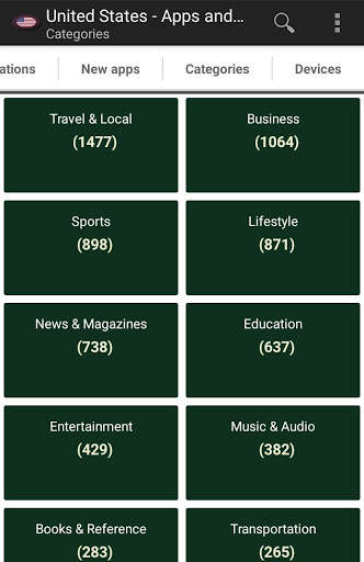 American apps and games screenshot 2