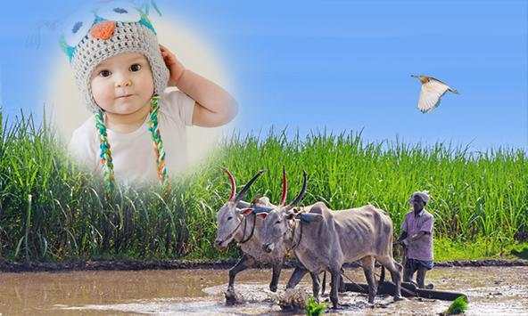 Village agriculture photo frame application screenshot 4