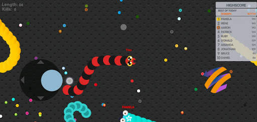 Snake io Worm Zone io Snake crawl game screenshot 2