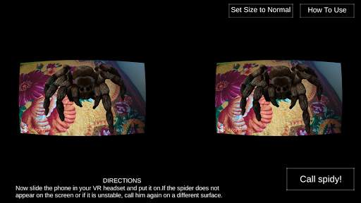 Spider Phobia Therapy-VR and AR (google cardboard) screenshot 3