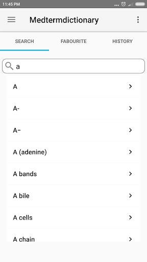 Medical Term & Definition offline Free Dictionary screenshot 1