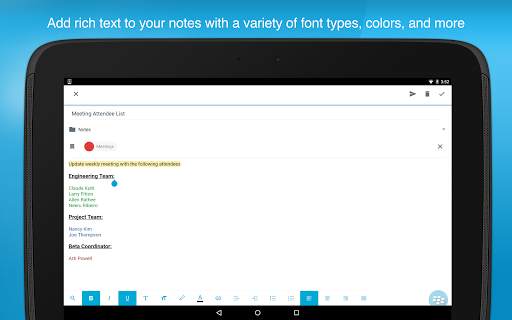 BlackBerry Notes screenshot 6