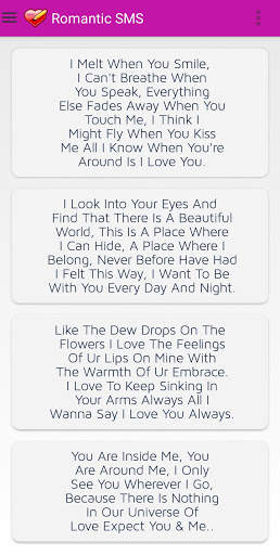 Love SMS Collection screenshot 5