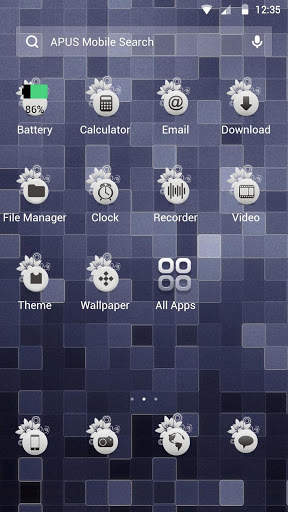 Pure-APUS Launcher theme screenshot 2