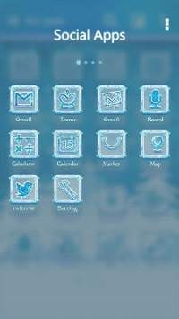 Snowy GO Launcher Theme screenshot 4