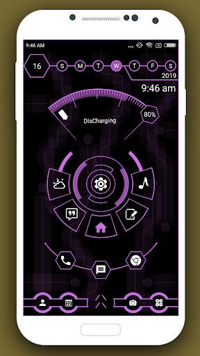 Hi-tech unique launcher 2 - 2019 - hitech theme screenshot 6