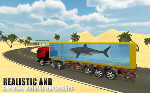 Sea Animals Transport Truck Simulator screenshot 5