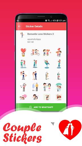 WA Love Stickers for WhatsApp screenshot 7