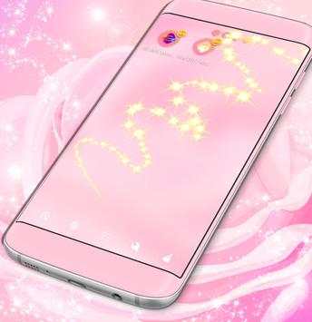 Pink Rose Launcher screenshot 1