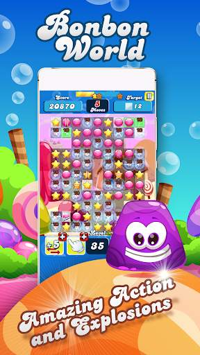 Bonbon World - Candy Jelly Puzzle screenshot 2