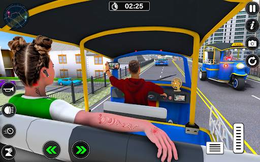 Tuk Tuk Rickshaw: Taxi Games screenshot 3