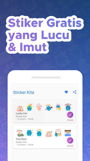 StikerKita💖Aplikasi Stiker GRATIS untuk WA screenshot 1
