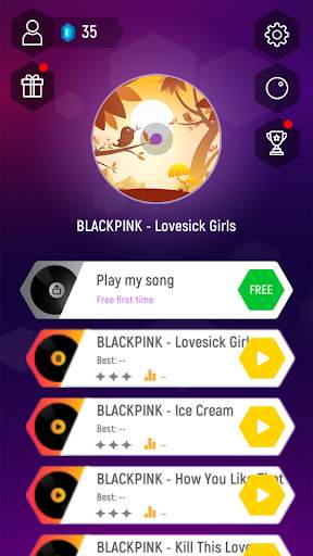 Kpop Tiles Hop - Piano Music screenshot 1