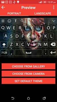 Zombie Keyboard Theme screenshot 3