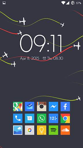 Minimal Planes Live Wallpaper screenshot 2