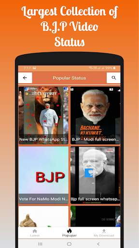 BJP Photo Frames, Video Status, Wallpaper, Quotes screenshot 6