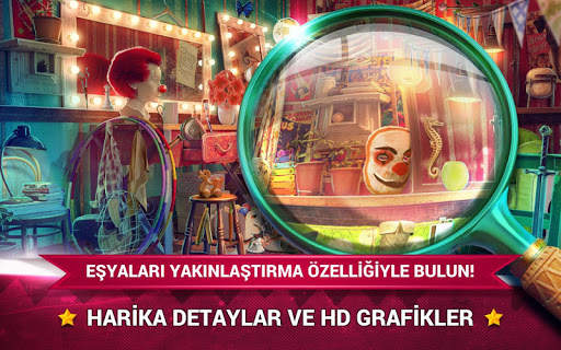 Gizli Eşyalar Sirk Oyunları - Bulmaca Oyunu screenshot 2