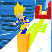 Super Hero Cube Surfer - Tower Run 3D